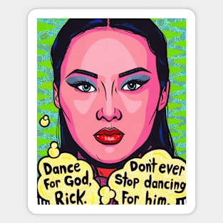 Dance Comic Girl Magnet